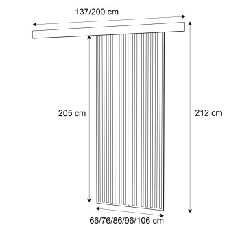 Drzwi przesuwne ERCADO