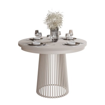 Rozkładany stół ELYA z ażurową podstawą