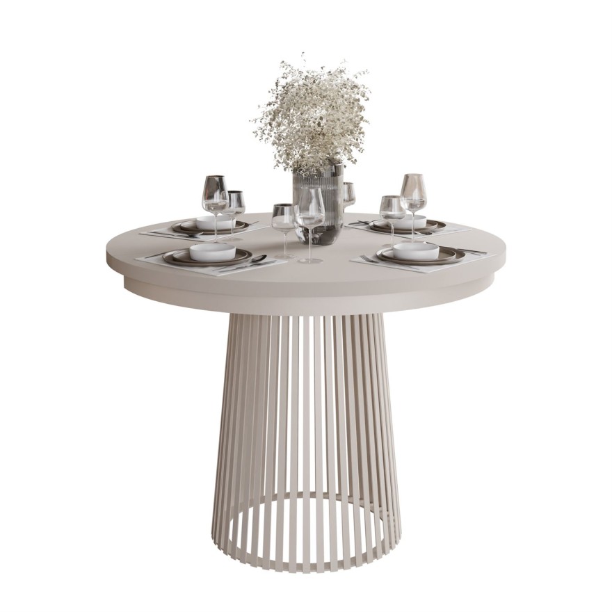 Rozkładany stół ELYA z ażurową podstawą