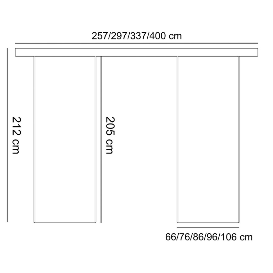 Drzwi przesuwne ERCADO DUO