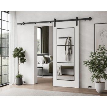 Drzwi przesuwne z lustrem NICO