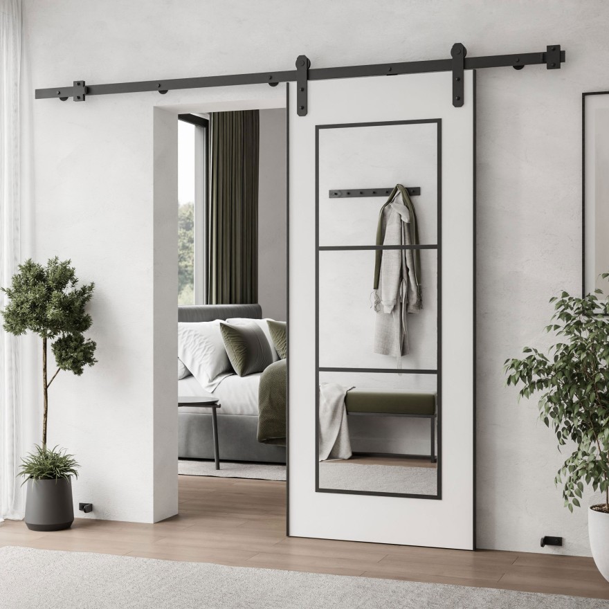 Drzwi przesuwne z lustrem NICO