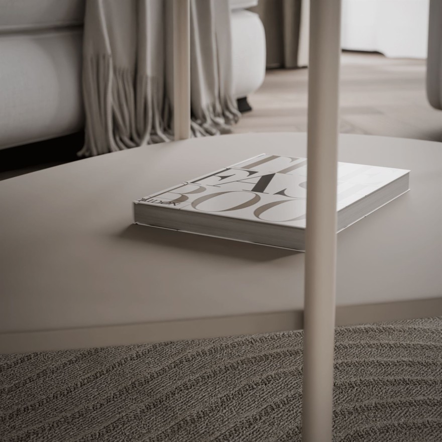 Stolik kawowy LUMI z półką