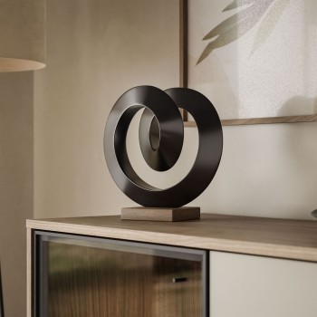 Trzydrzwiowa komoda ISA 3D z oświetleniem LED