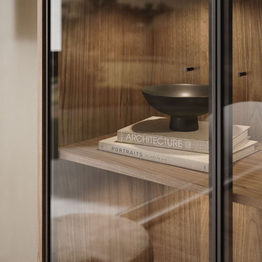 Witryna dwudrzwiowa ISA z oświetleniem LED