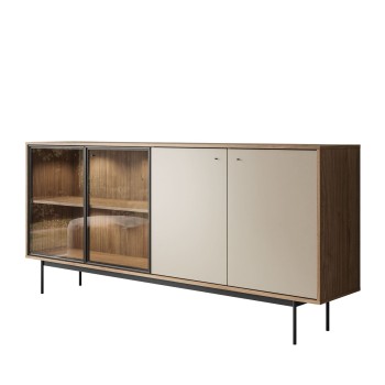 Komoda czterodrzwiowa ISA 4D z oświetleniem LED