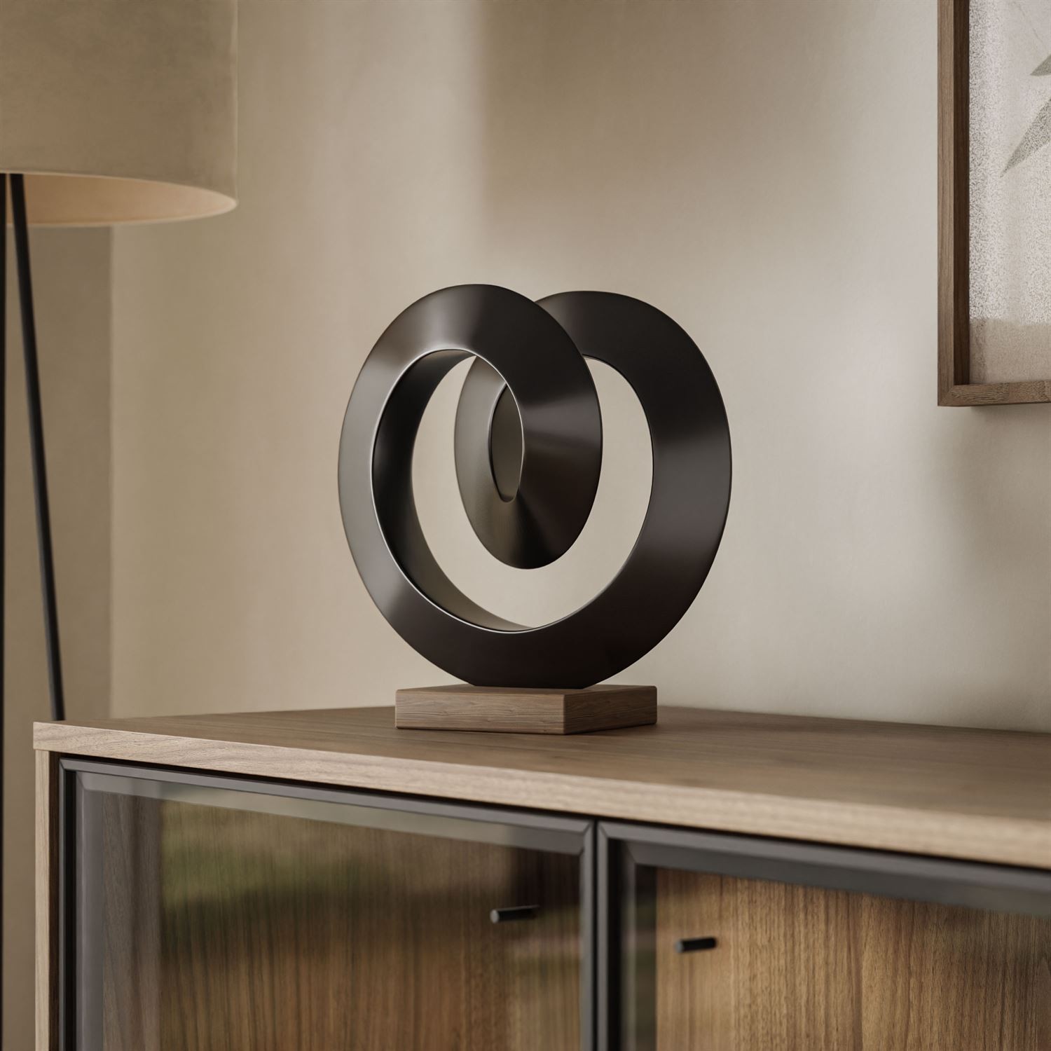 Komoda czterodrzwiowa ISA 4D z oświetleniem LED