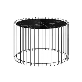 Stolik kawowy MARBELLE z marmurowym blatem