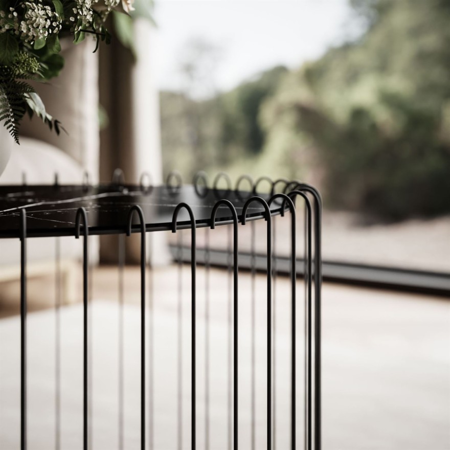 Stolik kawowy MARBELLE z marmurowym blatem