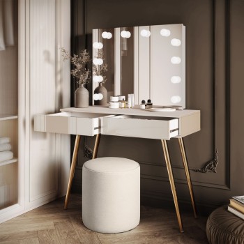 Toaletka SIENNA GOLD ELITE na skośnych nóżkach