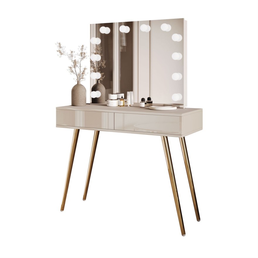 Toaletka SIENNA GOLD ELITE na skośnych nóżkach