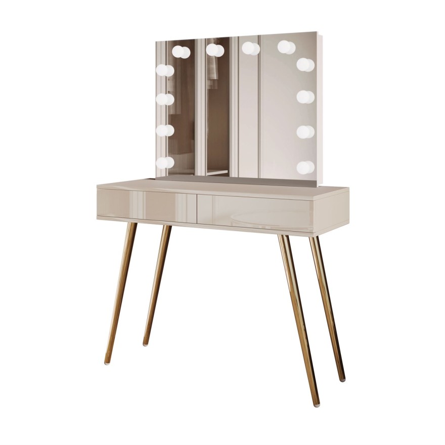 Toaletka SIENNA GOLD ELITE na skośnych nóżkach