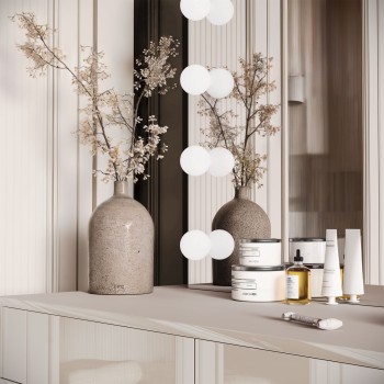 Toaletka SIENNA GOLD ELITE na skośnych nóżkach