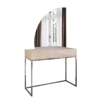 Toaletka kosmetyczna QUINNIE KASZMIR z lustrem LED chrom