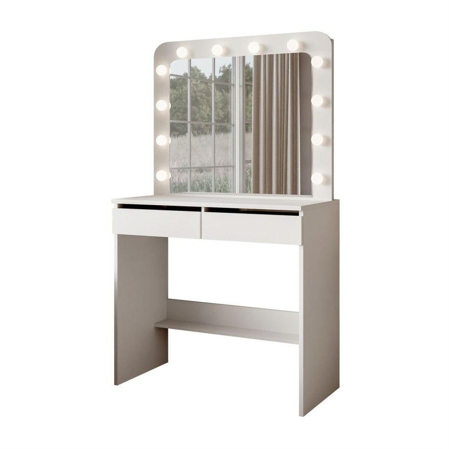 Toaletka LUMINE z lustrem i oświetleniem LED