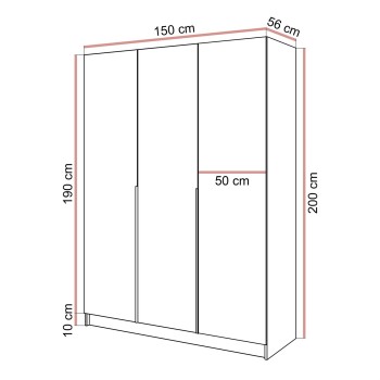 Szafa SAVAGE 3D KASZMIR