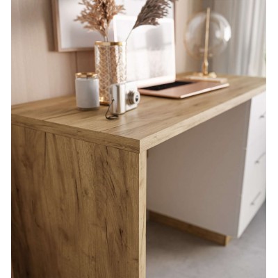 Biurko KIM dąb wotan