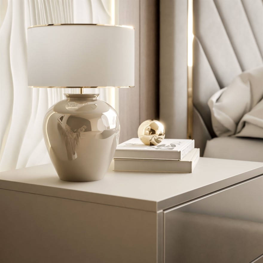 Szafka nocna BLANCO KASZMIR na stelażu