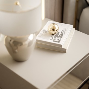 Szafka nocna BLANCO KASZMIR na stelażu