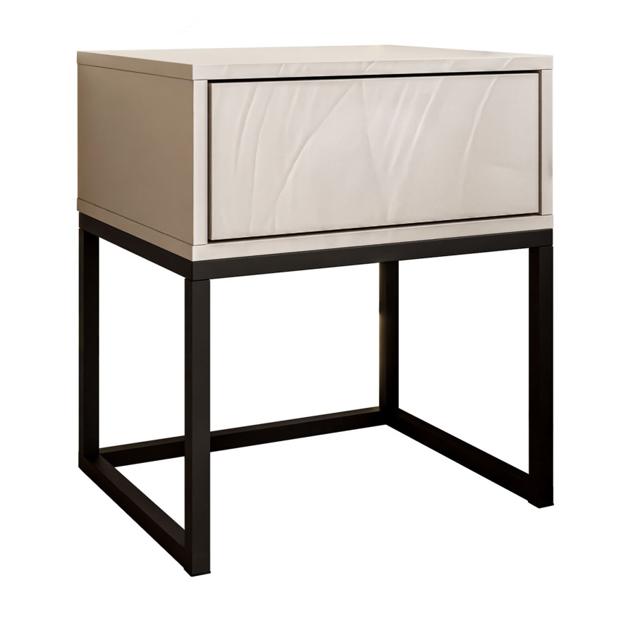 Szafka nocna BLANCO KASZMIR na stelażu