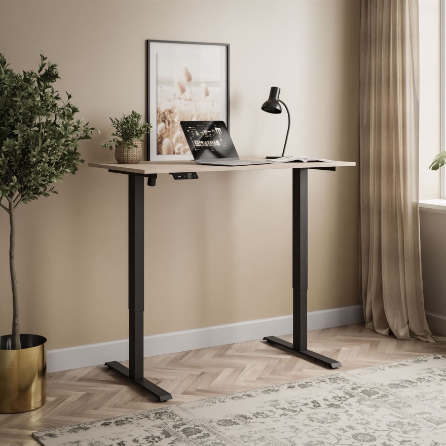 Regulowane biurko SPACE na metalowych nogach