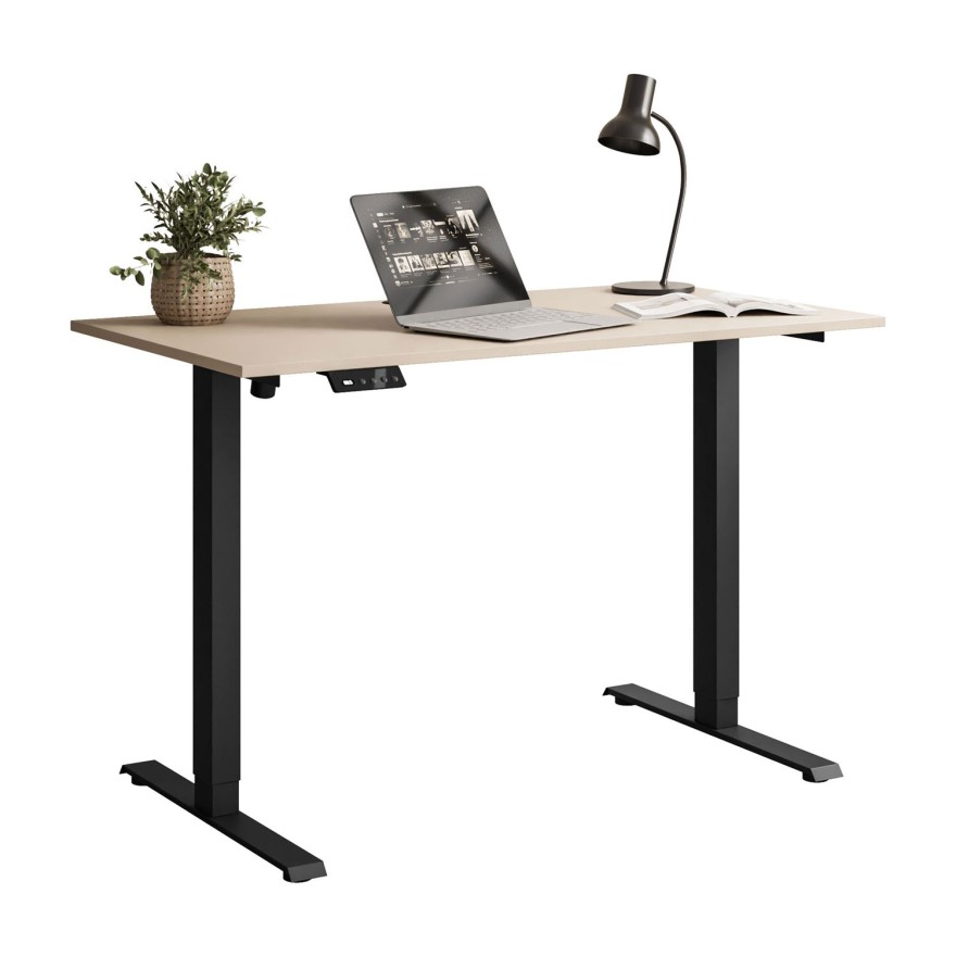Regulowane biurko SPACE na metalowych nogach