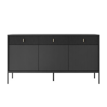 Komoda MIDNIGHT 3D3S z trzema szufladami na stelażu