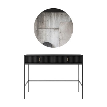 Toaletka MIDNIGHT na stelażu z lustrem i oświetleniem LED