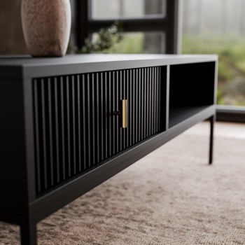 Ława stolik kawowy MIDNIGHT z szufladą na stelażu