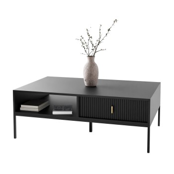 Ława stolik kawowy MIDNIGHT z szufladą na stelażu