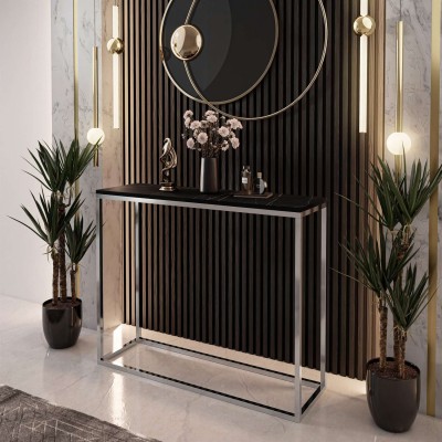 Konsola MODERN GRIGIA CHROM 80/100 cm