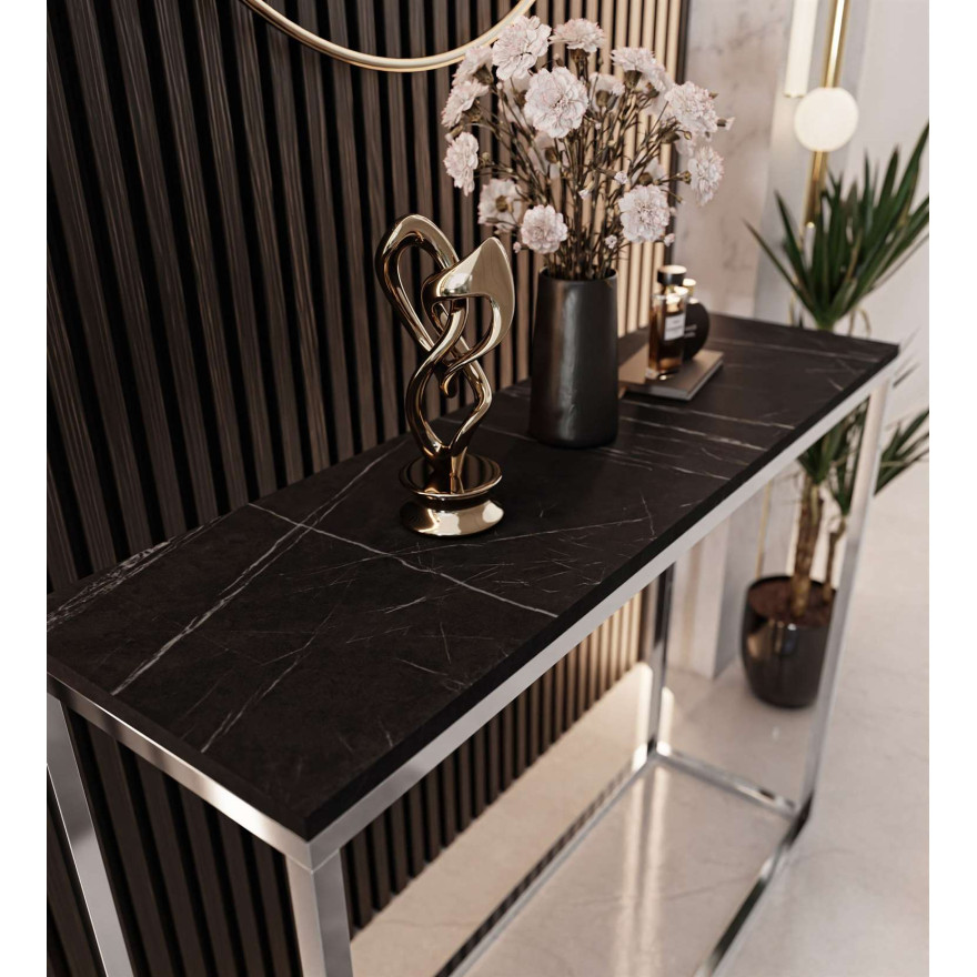 Konsola MODERN GRIGIA CHROM 80/100 cm