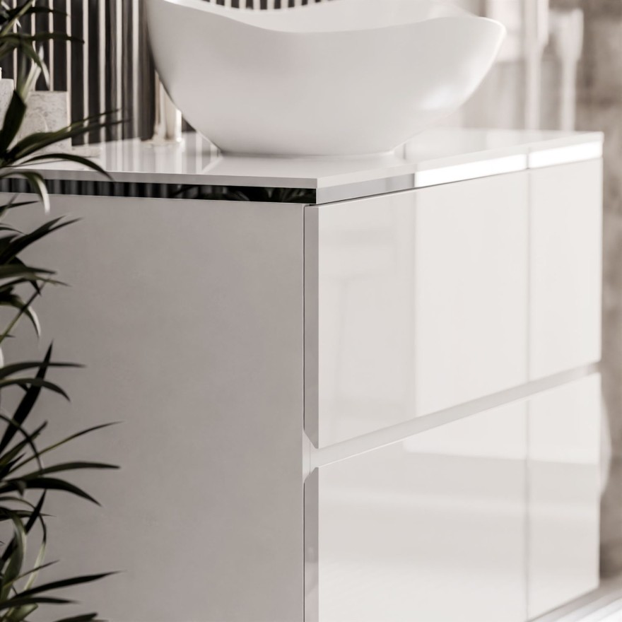 Szafka łazienkowa AURORA SILVER