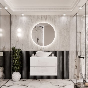 Szafka łazienkowa AURORA SILVER