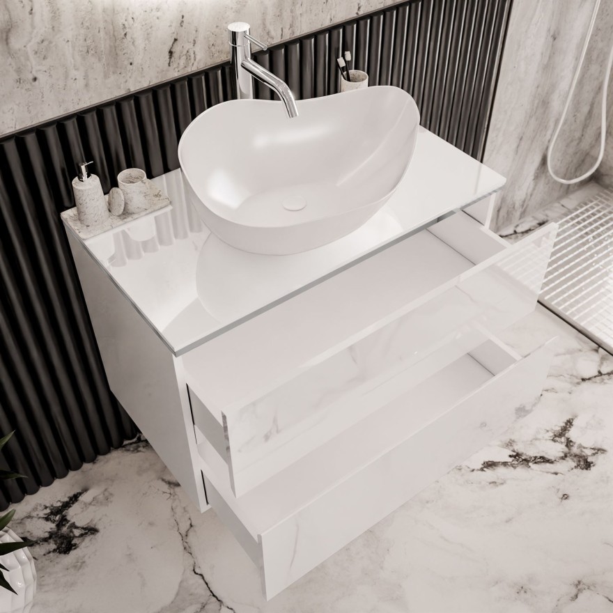 Szafka łazienkowa AURORA SILVER