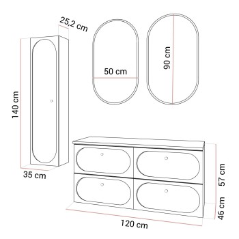 Szafka do łazienki IVORY II