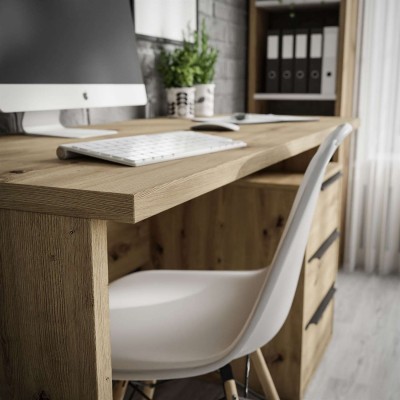 Biurko z szufladami ARTI dąb artisan Biurko z szufladami ARTI dąb artisan