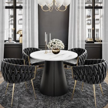 Okrągły stół rozkładany LAVA