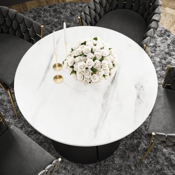 Okrągły stół rozkładany LAVA