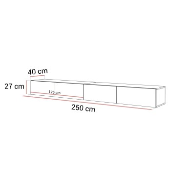 Szafka RTV CARMEN 250 podwieszana