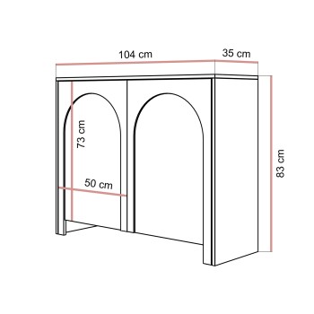 Dwudrzwiowa komoda ARIADNA