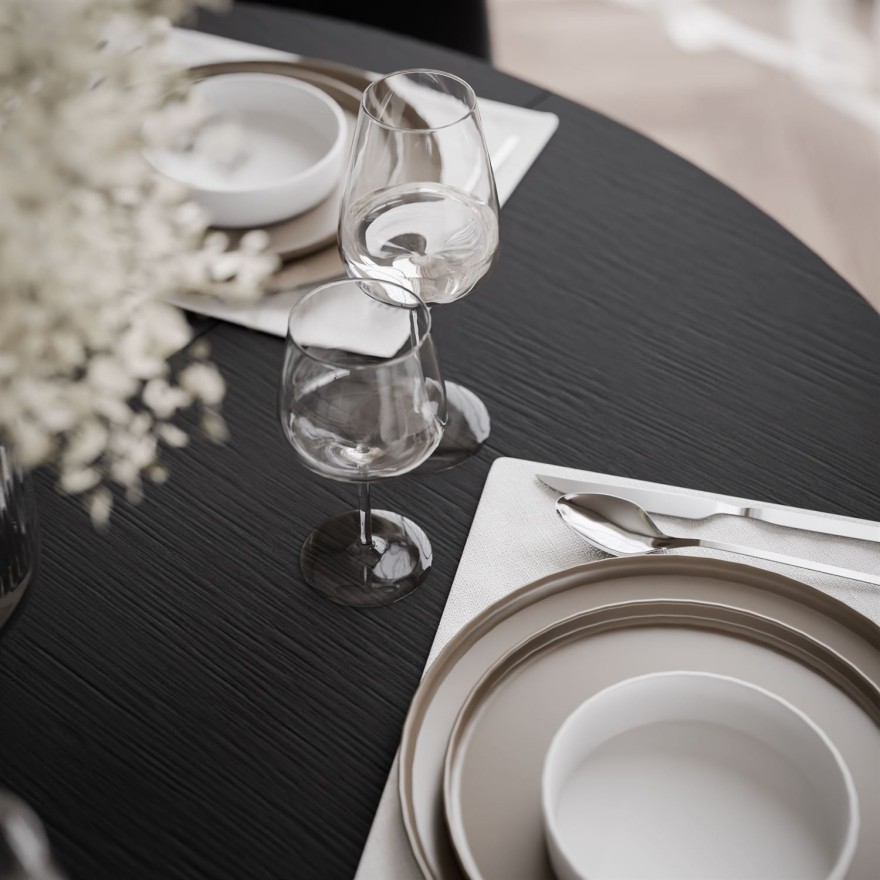 Zestaw do jadalni STÓŁ ELYA z czterema krzesłami