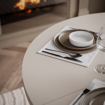 Rozkładany stół ELYA z ażurową podstawą