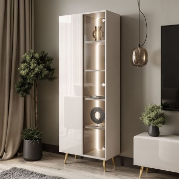 Witryna CARMEN na wysokich nóżkach LED