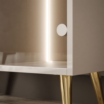 Witryna CARMEN na wysokich nóżkach LED