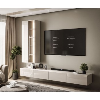 Wisząca meblościanka CARMEN z oświetleniem LED