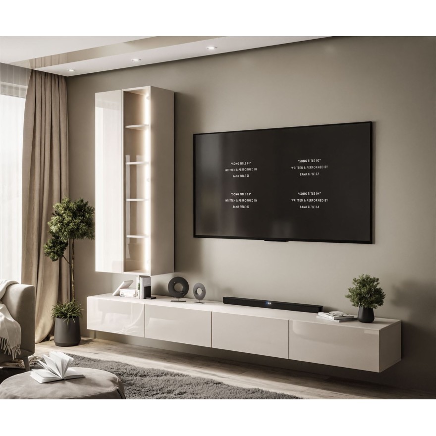 Wisząca meblościanka CARMEN z oświetleniem LED