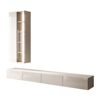 Wisząca meblościanka CARMEN z oświetleniem LED