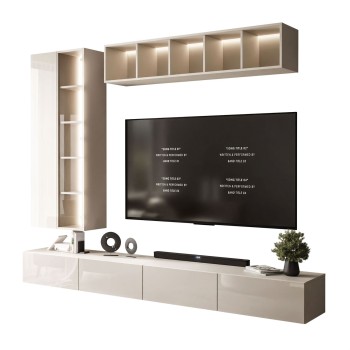 Wisząca meblościanka CARMEN II z oświetleniem LED