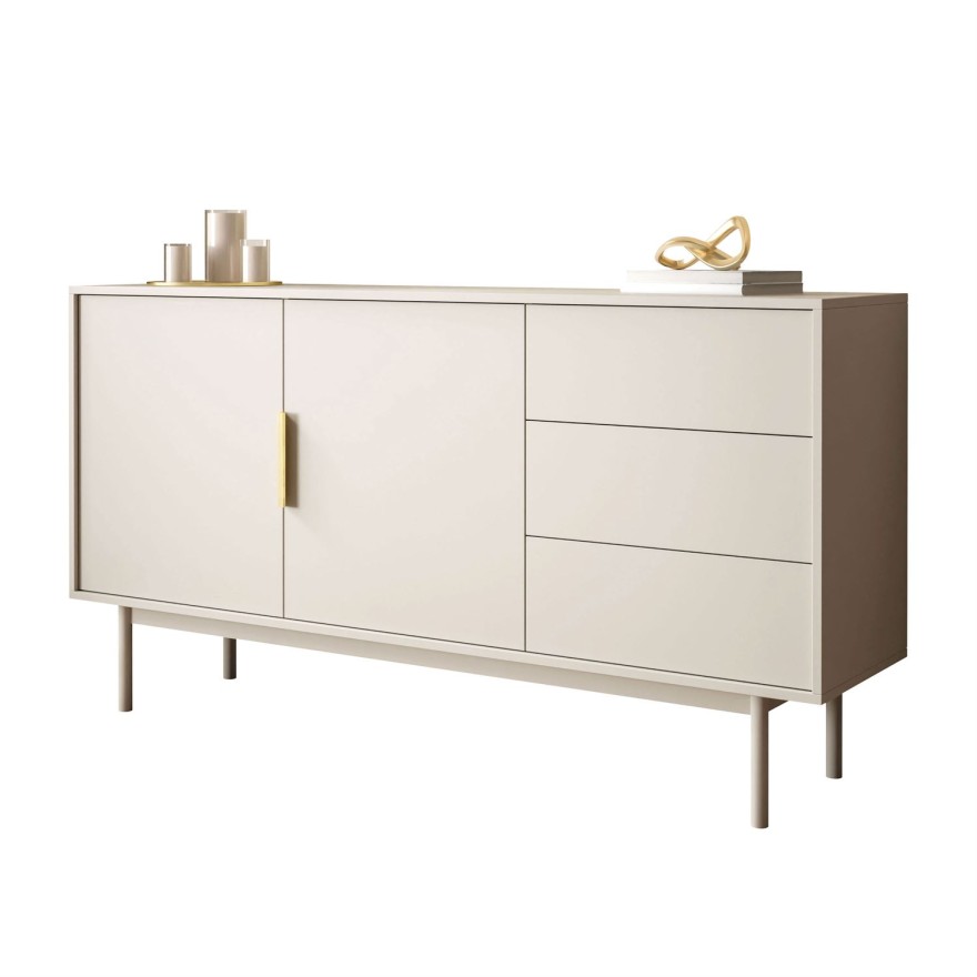 Dwudrzwiowa komoda MIRACLE 2D3S z szufladami
